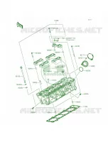 Cylinder Head per Kawasaki Z1000 ABS 2015
