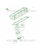 CylinderPistons per Kawasaki Z1000 ABS 2015