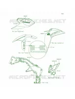 DecalsOrangeGEF per Kawasaki Z1000 ABS 2015