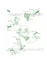 Footrests per Kawasaki Z1000 ABS 2015