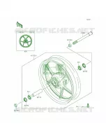 Front Wheel per Kawasaki Z1000 ABS 2015
