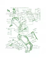 Fuel Tank per Kawasaki Z1000 ABS 2015