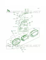 Meters per Kawasaki Z1000 ABS 2015