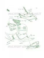 Side Covers per Kawasaki Z1000 ABS 2015