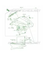AccessorySingle Seat Cover per Kawasaki Ninja 300 ABS 2015