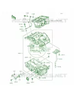 Crankcase per Kawasaki Ninja 300 ABS 2015