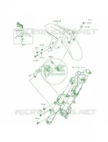 Front Fenders per Kawasaki Ninja 300 ABS 2015