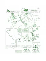 Fuel Tank per Kawasaki Ninja 300 ABS 2015