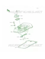 Cylinder Head Cover per Kawasaki Ninja 300 SE 2015