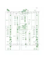 Front Fork per Kawasaki Ninja 300 SE 2015
