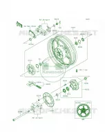 Rear WheelChain per Kawasaki Ninja 300 SE 2015