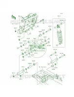 SuspensionShock Absorber per Kawasaki Ninja 300 SE 2015