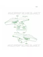 DecalsWhiteCDFCAUS per Kawasaki Versys 2013