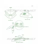 DecalsEbonyBDF per Kawasaki Ninja 300 ABS 2014