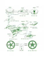 DecalsWhiteBEFA per Kawasaki Ninja 300 ABS 2014