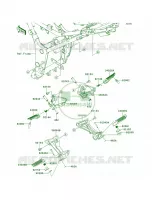 Footrests per Kawasaki Ninja 300 ABS 2014