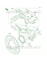 Front Brake per Kawasaki Ninja 300 ABS 2014