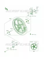 Front WheelBEFA per Kawasaki Ninja 300 ABS 2014