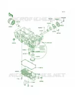 Oil PumpOil Filter per Kawasaki Ninja 300 ABS 2014
