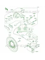 Rear Brake per Kawasaki Ninja 300 ABS 2014
