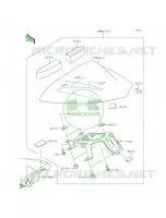 AccessorySingle Seat Cover per Kawasaki Ninja 650 2014
