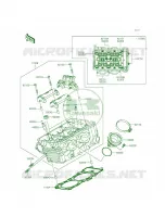 Cylinder Head per Kawasaki Ninja 650 2014