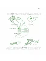 DecalsBlueEDSCAUS per Kawasaki Ninja 650 2014