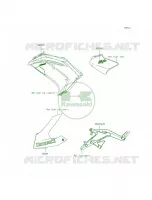 DecalsOrangeGreenGrayEEF per Kawasaki Ninja 650 2014