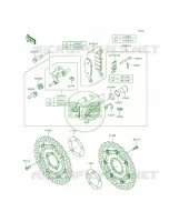 Front Brake per Kawasaki Ninja 650 2014