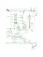 Rear Master Cylinder per Kawasaki Ninja 650 2014