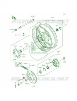 Rear WheelChain per Kawasaki Ninja 650 2014