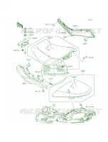 Seat per Kawasaki Ninja 650 2014