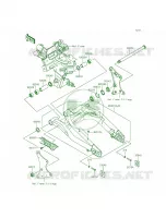 Swingarm per Kawasaki Ninja 650 2014