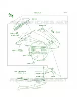 AccessorySingle Seat Cover per Kawasaki Ninja 300 2014