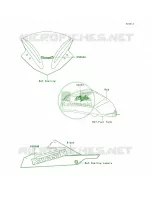 DecalsRedAESCAUS per Kawasaki Ninja 300 2014