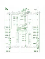 Front Fork per Kawasaki Ninja 300 2014