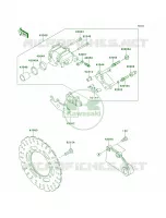 Rear Brake per Kawasaki Ninja 300 2014