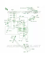 Rear Master Cylinder per Kawasaki Ninja 300 2014
