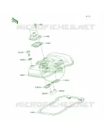 Cylinder Head Cover per Kawasaki Ninja 300 SE 2014
