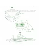 DecalsEbonyADF per Kawasaki Ninja 300 SE 2014