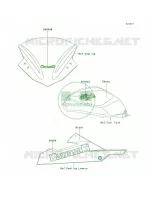 DecalsEbonyAEF per Kawasaki Ninja 300 SE 2014