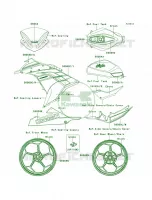 DecalsGreenADFACAUS per Kawasaki Ninja 300 SE 2014