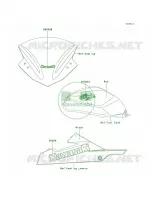 DecalsRedADF per Kawasaki Ninja 300 SE 2014