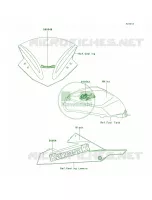 DecalsWhiteADFCAUS per Kawasaki Ninja 300 SE 2014
