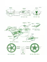 DecalsWhiteAEFA per Kawasaki Ninja 300 SE 2014