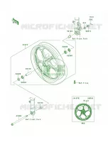 Front WheelADFAEFADFACN per Kawasaki Ninja 300 SE 2014