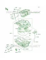 Crankcase per Kawasaki Ninja 300 SE 2014