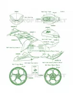 DecalsGreenADFACN per Kawasaki Ninja 300 SE 2014