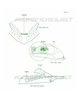 DecalsRedADF per Kawasaki Ninja 300 SE 2014