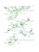 Footrests per Kawasaki Ninja 300 SE 2014